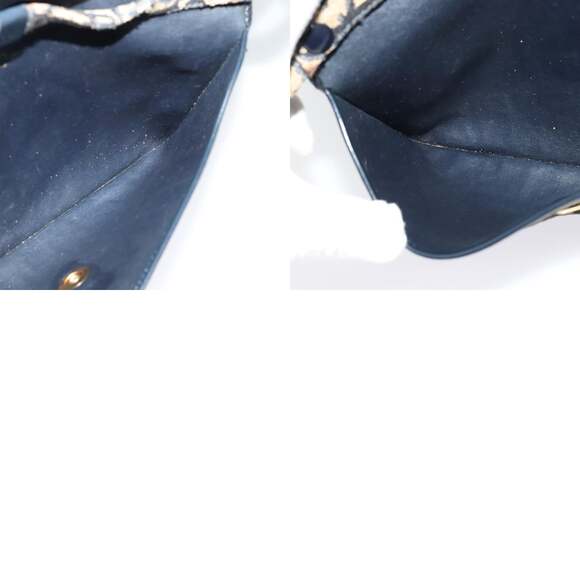 DIOR Trotter Canvas Shoulder Bag Navy - Picture 12 of 12